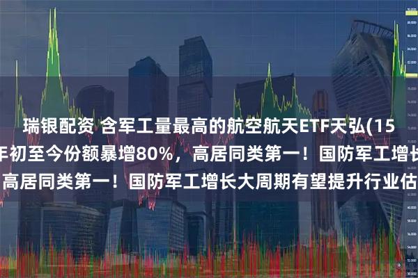 瑞银配资 含军工量最高的航空航天ETF天弘(159241)近2日涨超5%，年初至今份额暴增80%，高居同类第一！国防军工增长大周期有望提升行业估值